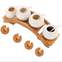 سرویس ادویه 4 عددی بامبوم مدل بستا کد B1102